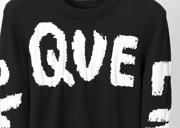 ブランドセーター細部ディテール